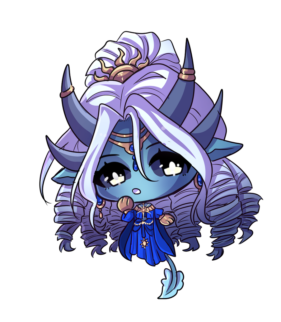 a sketch of two fantasy characters drawn in a chibi style. a sketch of two fantasy characters drawn in a chibi style.